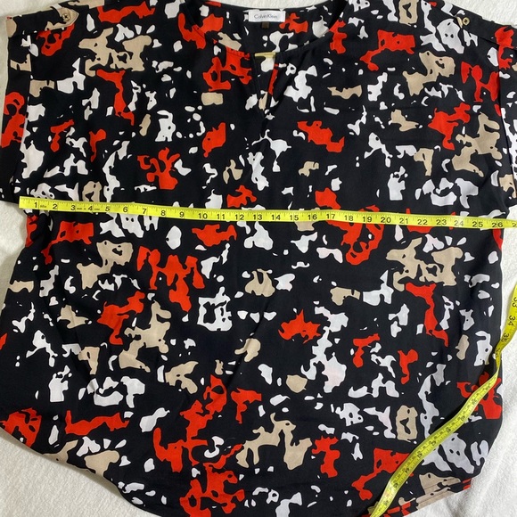 Calvin Klein short sleeve blouse 2X - Picture 6 of 6